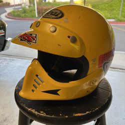 Motocross helmet Retro Vintage