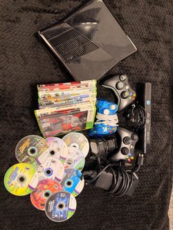 Xbox 360 Console Bundle with Games and Controllers