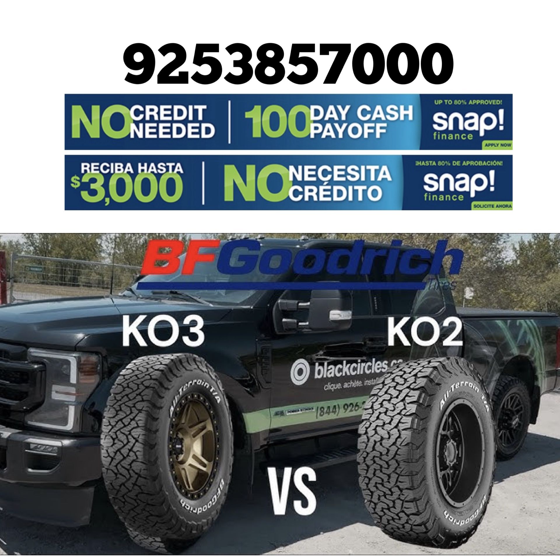Ford F150 Toyota Tacoma Tundra Tires 39$ Down Payment