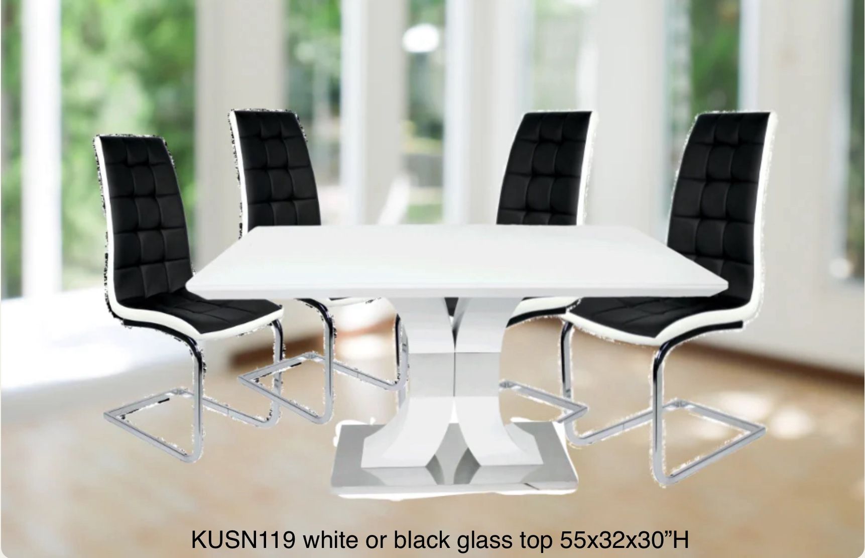 New Dining Table Sets Glass Top/high Gloss Top We Have What You’re Looking For