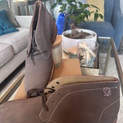 H.S. Trask Men’s Chukka Boots Grey Suede