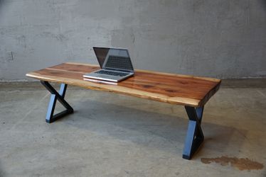Live Edge Coffee Table Redwood