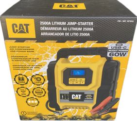 CAT 2500 Amp Lithium Jump Starter and Air Compressor Item 1971614 Sealed Box