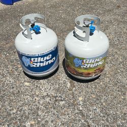 20# (5 gallon) Propane BBQ Tanks Full