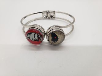 Georgia bulldogs 2 slot bracelet