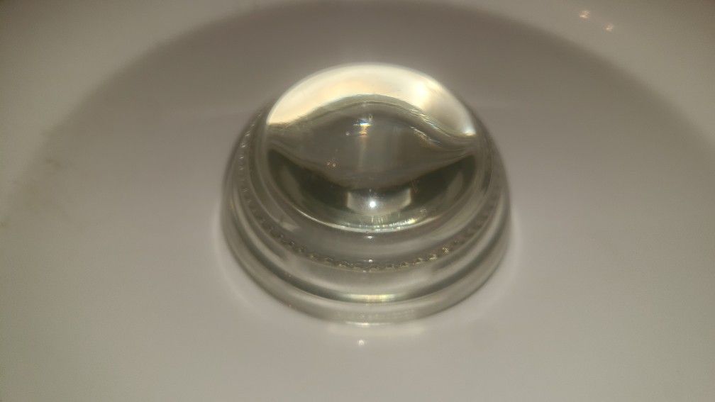 Vintage Glass Dome Magnifying Glass & Paperweight