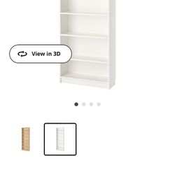 IKEA White Billy Bookcase 