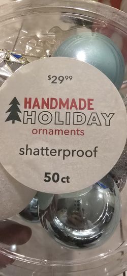 Shatterproof Ornaments 50ct
