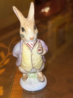 BESWICK ENGLAND Vintage Beatrix Potter MR. BENJAMIN BUNNY Figurine 1965