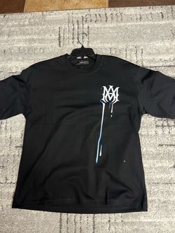 Amiri MA Drip Logo Black T-Shirt