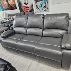 Gray Recliner Sofa And Loveseat 