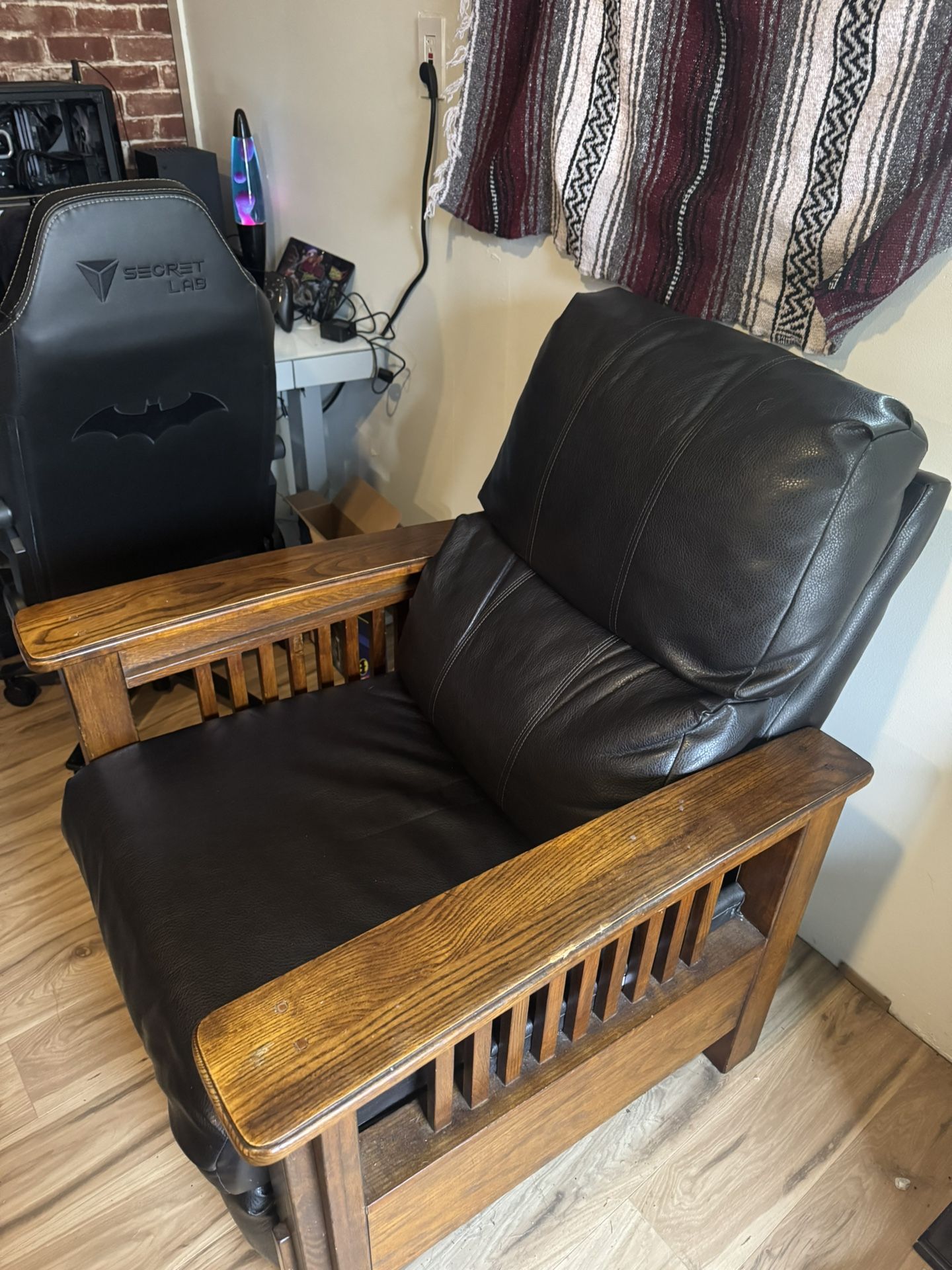 Reclining Wooden Chair