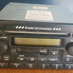 CRV Radio Stereo 6 Disc Changer CD Player AM FM  