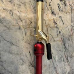 Curling Iron Hot Tools Professional 1” Curling Iron - Apple Red