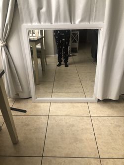 Mirror With Wooden Frame