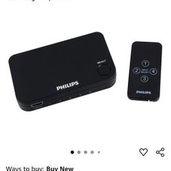 4 HDMI switch with remote control