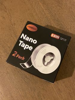 NEW Vimiroo Double Sided Tape Heavy Duty, 9.85 Feet Nano Tape Extra Large 2 Pack