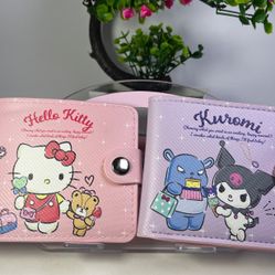 Kuromi Wallet, Sanrio, Kawaii Accessories 