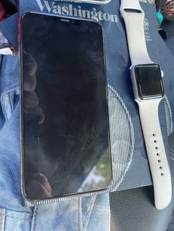IPhone 11 Pro Max with Apple Watch Series 3