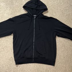 H&M Black Zip Up Hoodie