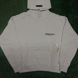 Essentials Hoodie Light Oat