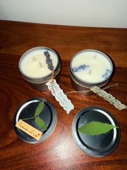 Handmade Soy Wax Candles – Set of 4