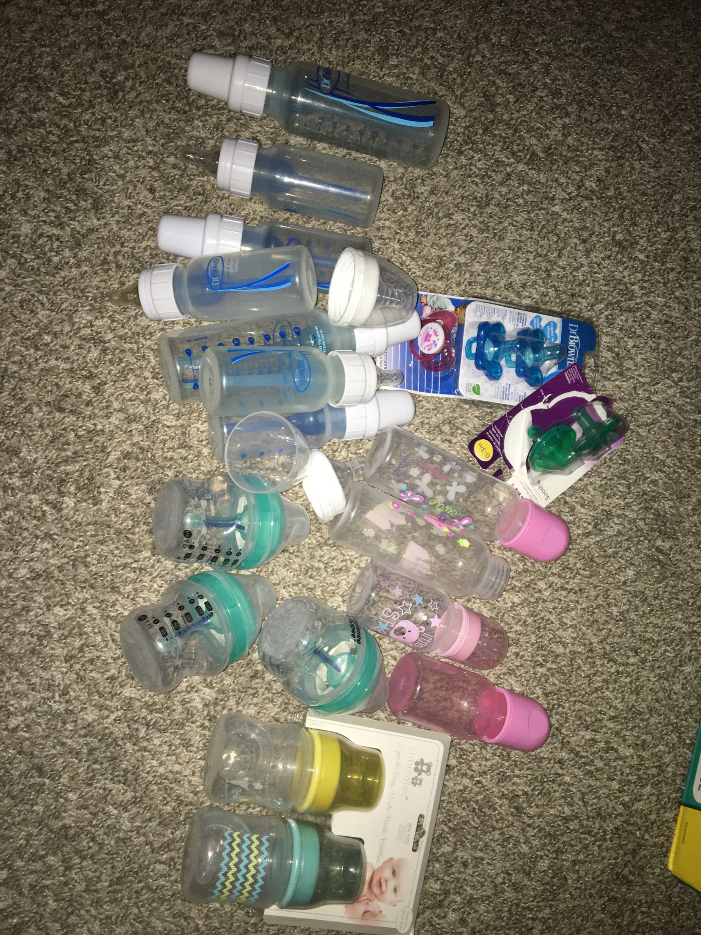 Bag full of babybottles