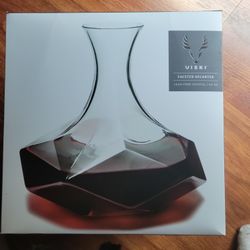 Viski Faceted Decanter 