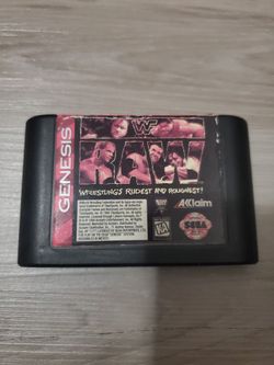 WWF Raw Sega Genesis