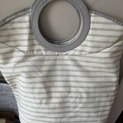 Striped Laundry Hamper