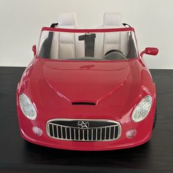 American Girl Doll Red RC Sports Car