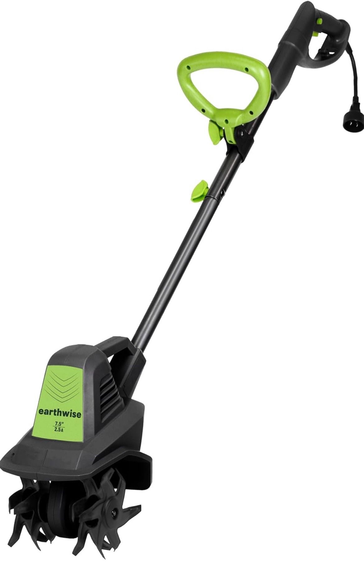 Earthwise TC70025 7.5-Inch 2.5-Amp Corded Electric Tiller/Cultivator, 7.5-Inch, 2.5-Amp Corded, Grey