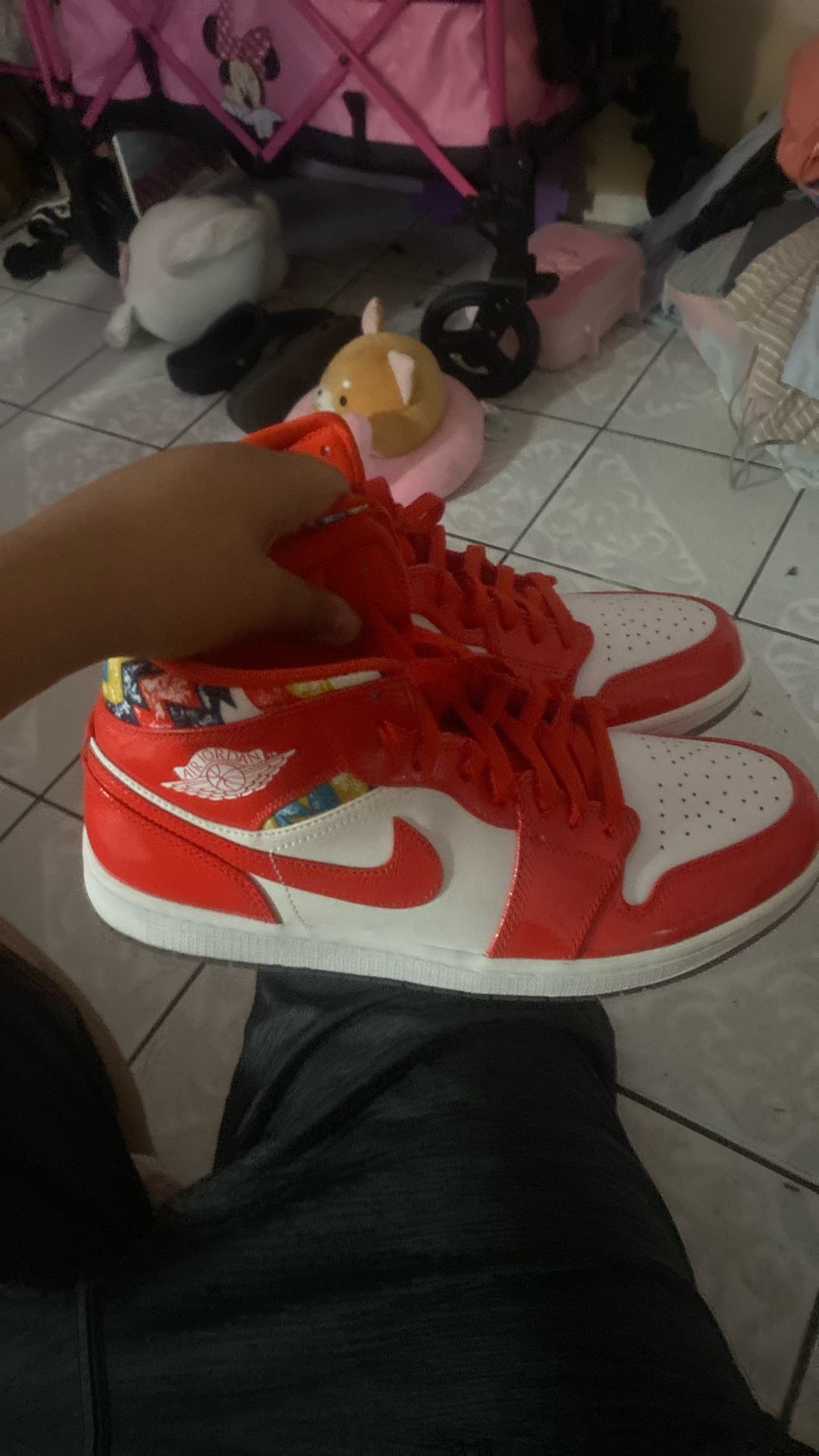 Jordan 1 Mid se Barcelona Size 11,5