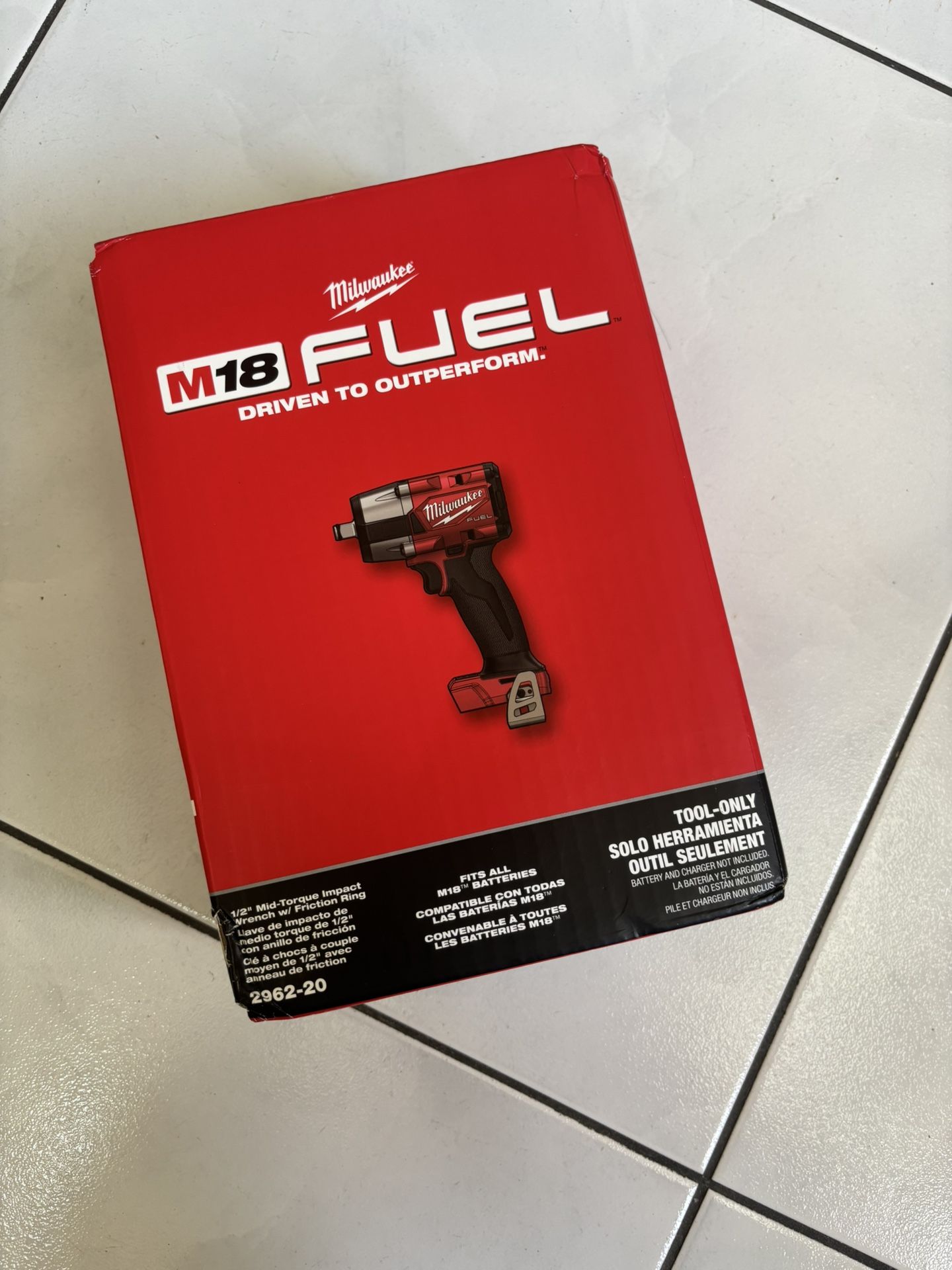 Milwaukee M18 1/2” Impact Wrench Brand New