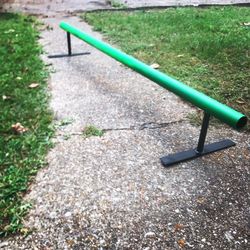 Skateboarding Grind Rail