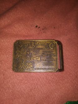 Sears belt buckle