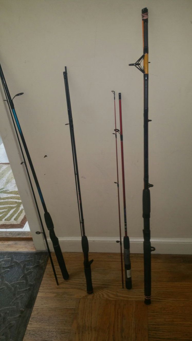 PICK UP IN SF ONLY! 4 Fishing Poles