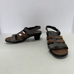 Women SAS Allegro Heel Strap Sandal Size 6 1/2M
