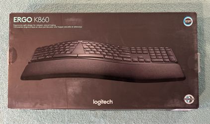Logitech Ergo K860 Bluetooth Ergonomic Keyboard w/Dongle Receiver