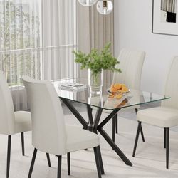 Brand New Pink Dining Table Set