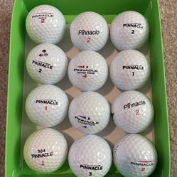1 Dozen Of Pinnacle Golf Balls