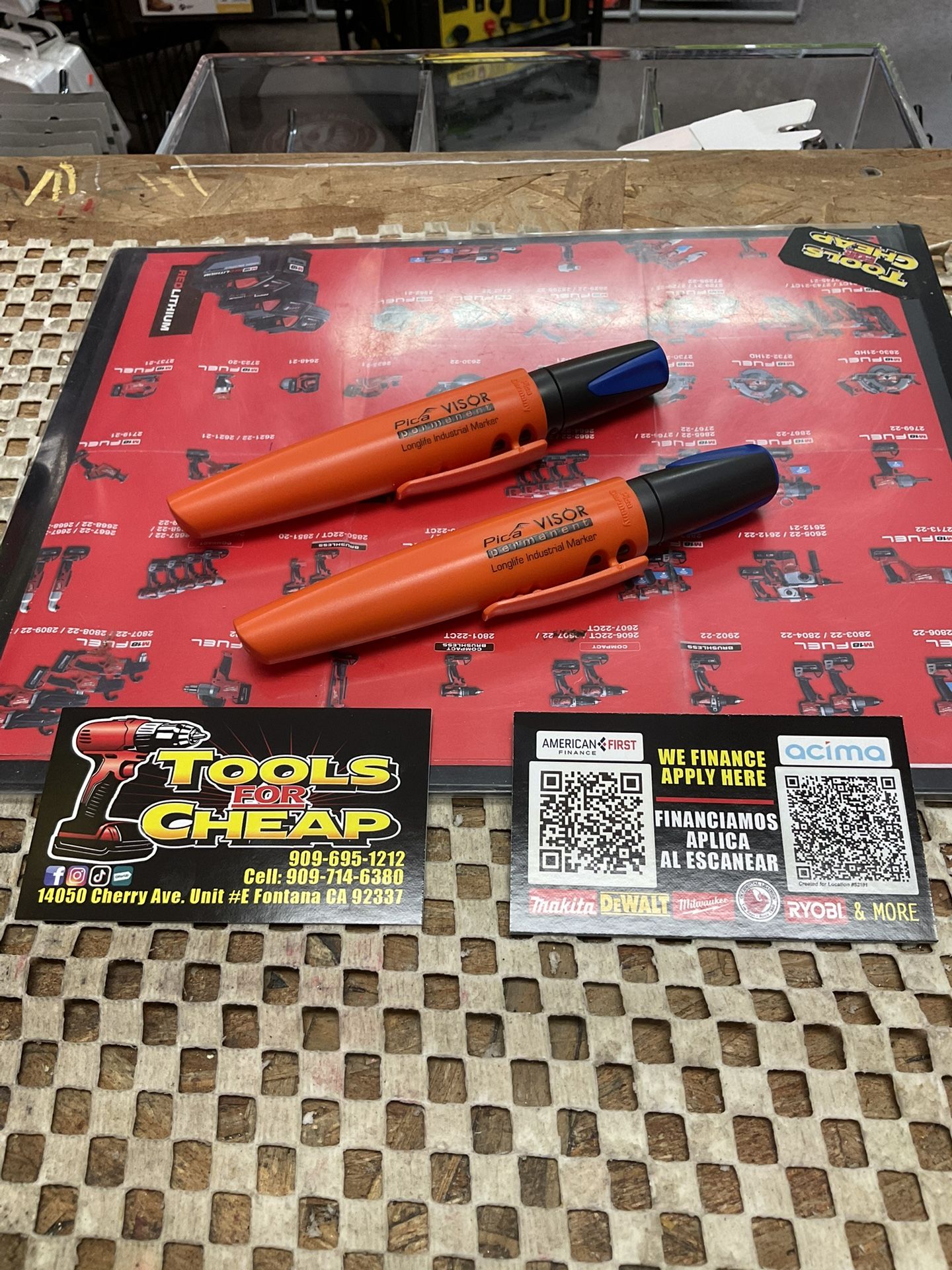 PICA Visor Marker- Blue $12 EACH