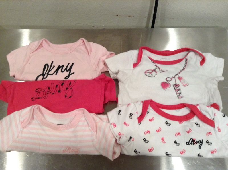 DKNY 6-9 onesies
