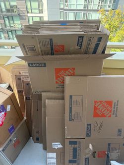 Home Depot Moving Boxes Mixed Sizes Lot