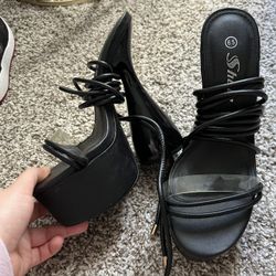 Black Bratz Heels