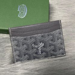  Goyard Saint Sulpice Card Holder Grey 