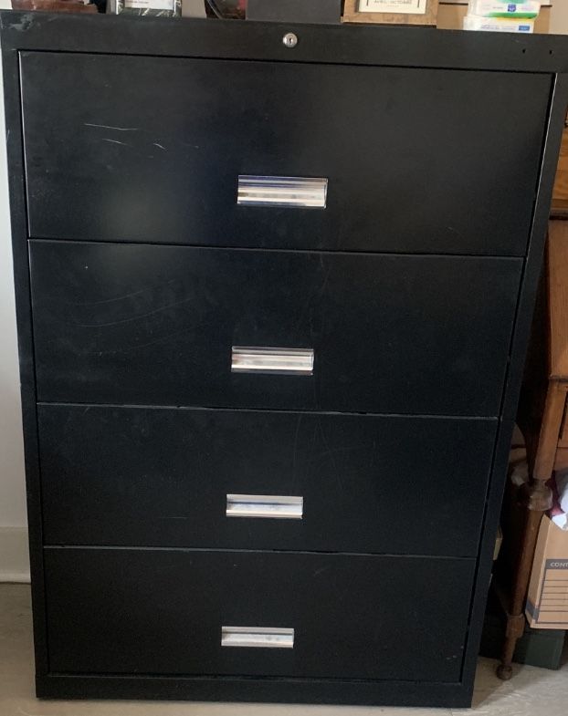 File Cabinet With 4 Drawers with Locker
