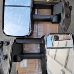 07-13 Chevrolet Silverado Gmc Sierra Yukon Tahoe Suburban Avalanche Escalade Towing Mirrors Espejos Retrovisores Chevy