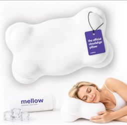 Mellow CloudAlign Memory Foam Pillow for Neck & Shoulder Support, Standard
Dual Height Ergonomic Cervical Pillow for Side Back & Stomach Sleepers, Con