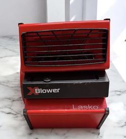 Lasko 11" X-Blower Multi-Position Utility Blower Fan Red
